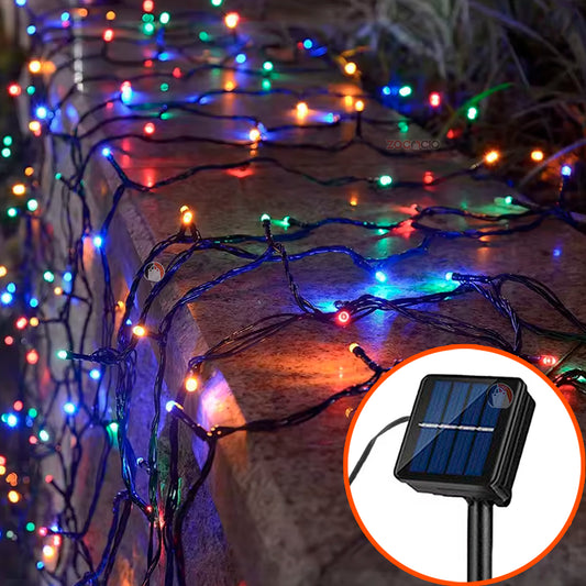 LuzSolar Max® - Luces navideñas con panel solar🎄☀️