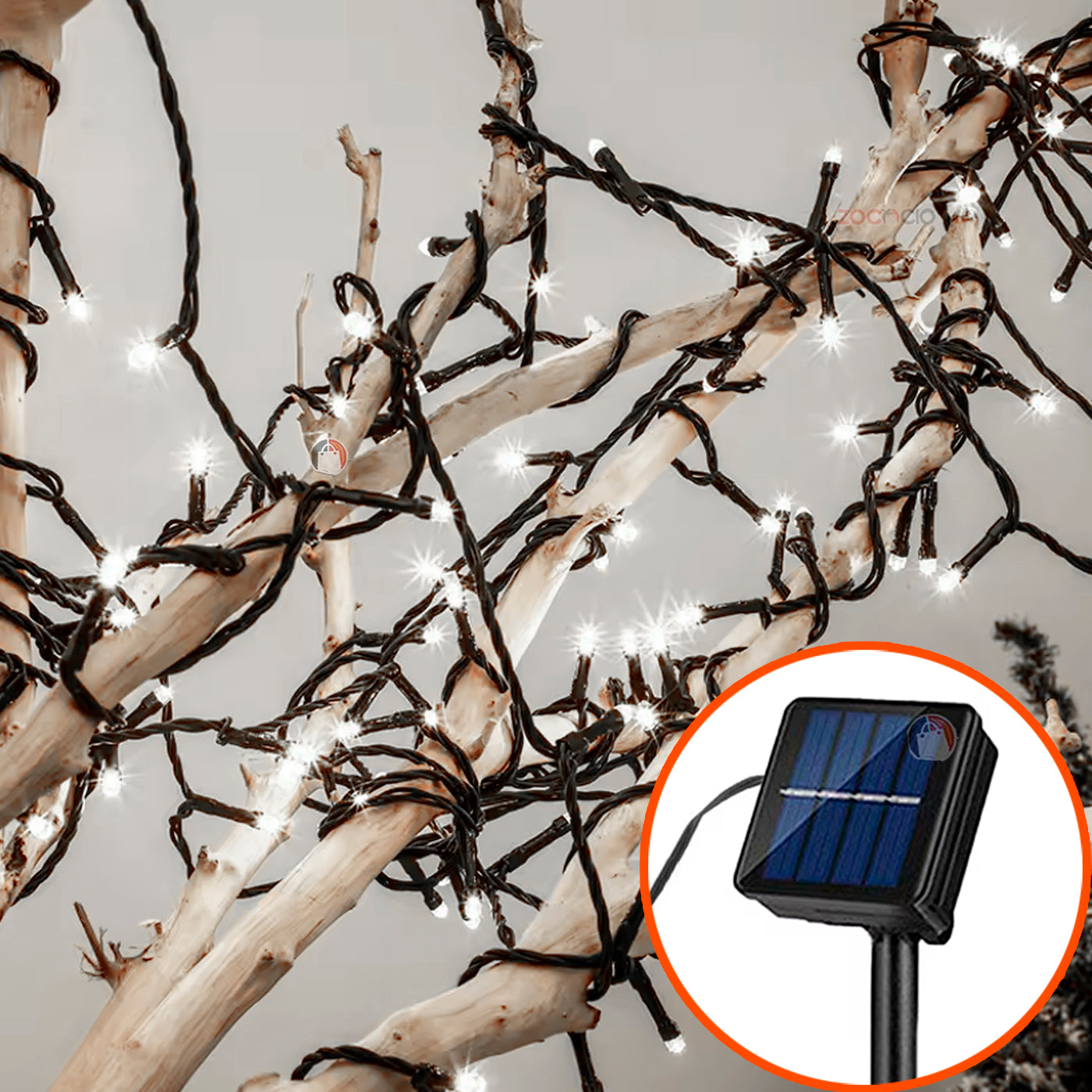 LuzSolar Max® - Luces navideñas con panel solar🎄☀️