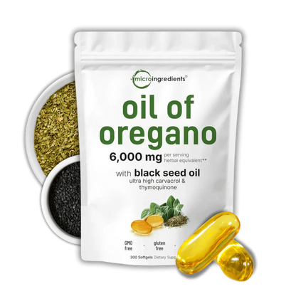 Aceite de Orégano 🌿 + Semilla Negra -  Cuida de tu bienestar y fortalece tus defesas naturales 💪