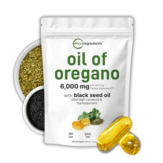 Aceite de Orégano 🌿 + Semilla Negra -  Cuida de tu bienestar y fortalece tus defesas naturales 💪